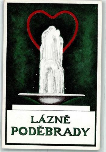Podebrady 1933 30 Jahre Lazne Poderbrady Kur AK
