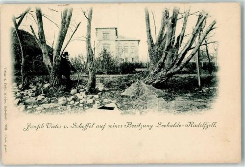 Radolfzell 1900 auf seiner Besitzung Seehalde