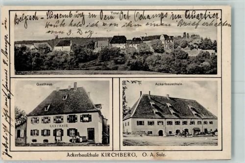 Kirchberg 1915 Gasthaus Ackerbauschule