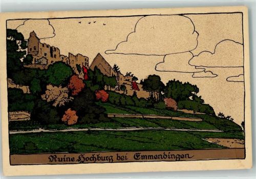 Emmendingen Ruine Hochburg sign