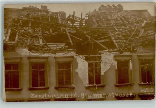 Friedrichshain Berlin Revolution 1919 Zerstörtes Wohnhaus Blumenstraße