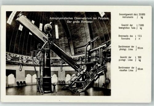 Potsdam Astrophysikalische Observatorium , große Refraktor AK