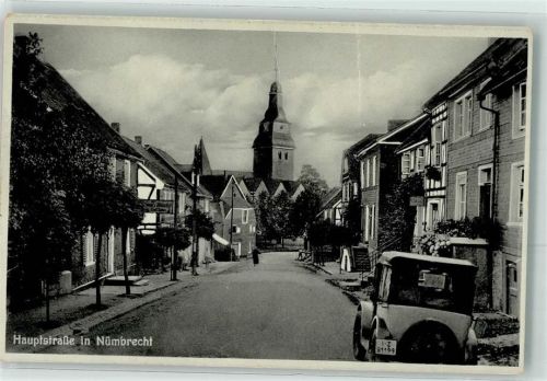 51588 W5223 Nümbrecht Gebrauchsspuren Hauptstraße Oldtimer