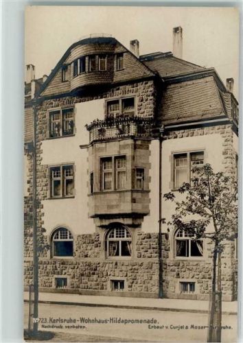 Karlsruhe Wohnhaus Hildapromenade Curjel & Moser