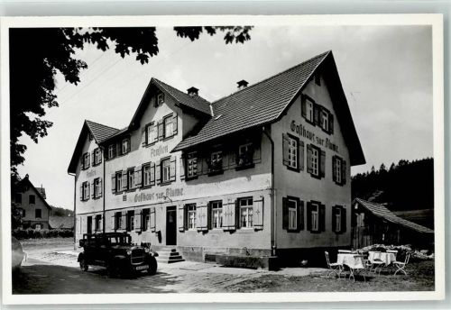 Buhlbach Gasthaus-Pension zur Blume Oldtimer Briefkasten