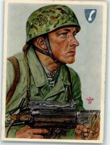 1940 sign. Willrich Ritterkreuzträger Feldwebel Arpke Spende für die VDA-Schulsammlung