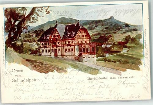 Achern 1903 Kurhaus Schindelpeter sign. Kern