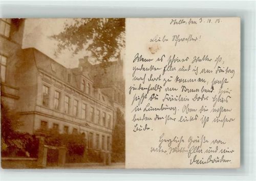 Stelle 1905 Wohnhaus Ort lt. Stempel