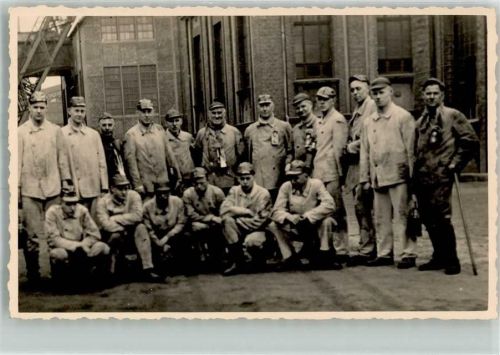 Kamp-Lintfort 1921 Zeche Heinrich Gruppenfoto
