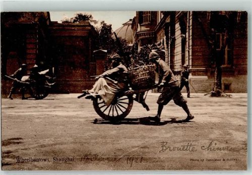 Shanghai 1921 Wheelbarrows