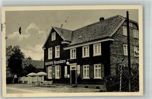Wermelskirchen Gasthaus Neuenborn Emailleschilder Foto AK
