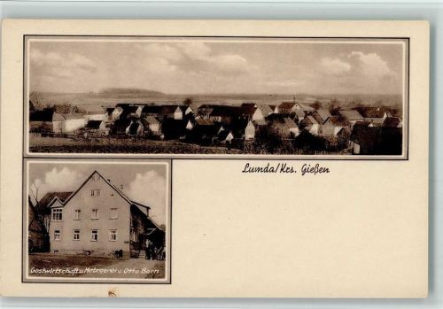 35305 W6310 Lumda - Gasthaus und Metzgerei Otto Born ca 1929 AK