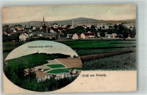 Pulsnitz 1909 Der Schwedenstein