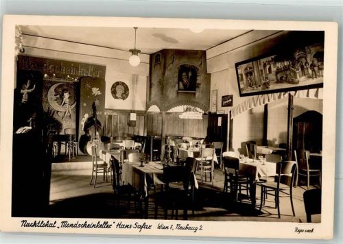Wien Gasthaus Nachtlokal Mondscheinkeller Safar
