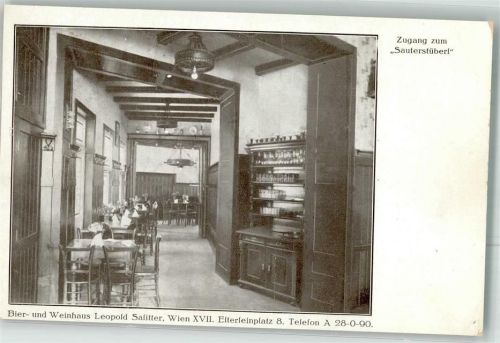 Wien Gasthaus Salitter Sauterstüberl