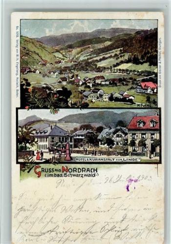 Nordrach 1903 sign K. Fuchs AK