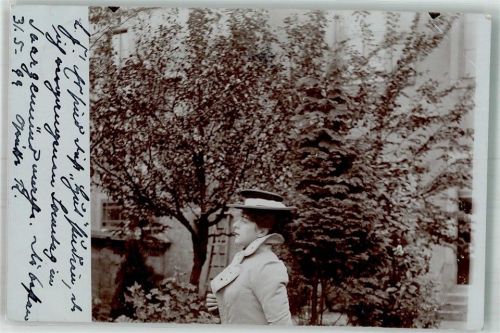 Sarreguemines 1899 Frau Adelskorrespondenz Ort handschriftlich