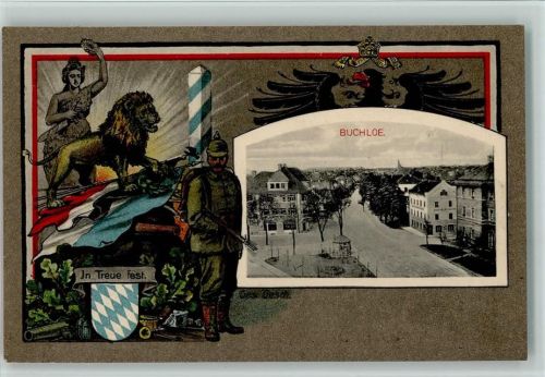 Buchloe 1916 Patriotik - schwarz-weiß-rot