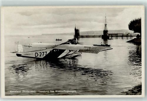 Konstanz Dornier Delphin II Flugboot D-277 Baujahr 1927/28 Verlag Emil Hartmann