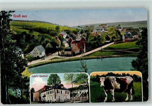 09356 O9277 St. Egidien 1914 - Lahls Gasthof Kuh