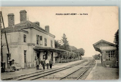 Pouru-Saint-Remy La Gare Bahnhof