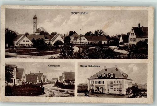Mertingen Ostergasse Neues Schulhaus