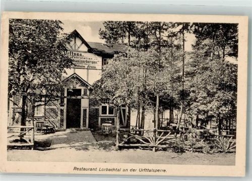 Euskirchen Gasthaus Lorbachtal an der Urfttalsperre Herm. Arens