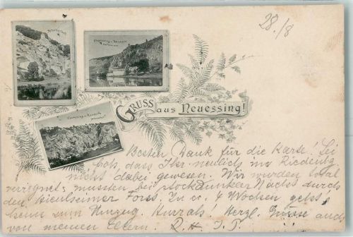 Essing 1897 Schullerloch Neuessing-Rolandeck Farn Vorläufer