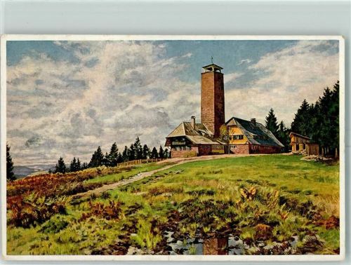 Fohrenbühl 1925 Krieger Gedächtnishaus + Sonderstempel