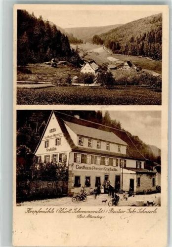 Altensteig Gasthaus Kropfmühle Motorrad Fahrrad