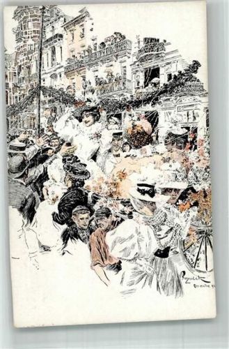 Ostende Oostende Jugendverlag Serie XV 5 Blumenkorso Reznicek, F. von Künstlerkarte