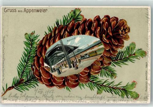 Appenweier 1903 Bahnhof