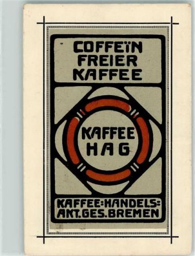 Bremen 1927 Kaffee HAG Coffeinfrei