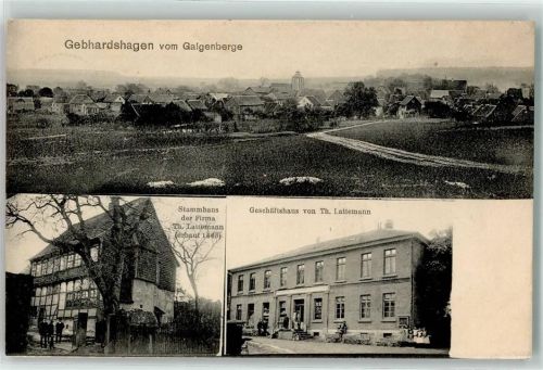 38226 W3320 Gebhardshagen - Stammhaus Firma Th, Lattemann Geschäftshaus