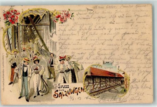 Bad Salzungen 1903 Gradirgang Gradirhaus