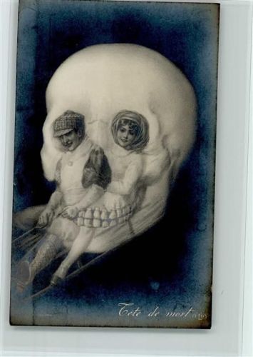 Totenkopf, gute Erhaltung AK