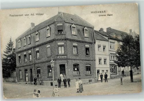 Hadamar Gasthaus v. Ad. Hüber Unterer Markt Hydrant