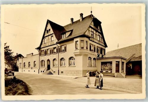 79211 W7819 Denzlingen - Gasthaus zum Ochsen Trachtenmädchen