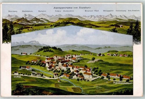 Eisenharz Bauernalp Rindalphorn Hochgrat Falken Hochhedrich Bregenzer Wald Mittagspitze Guntenhang Hoh. Freschen