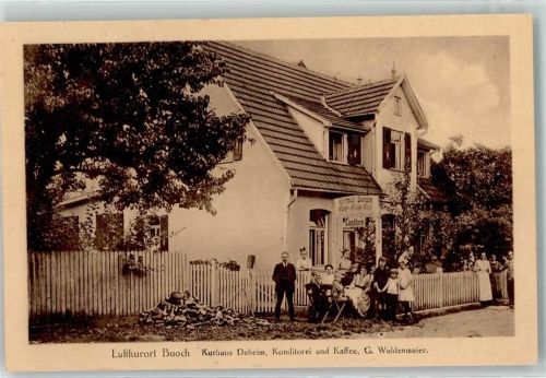 Buoch Kurhaus Daheim Gasthaus Konditorei u. Kaffee G. Waldenmaier