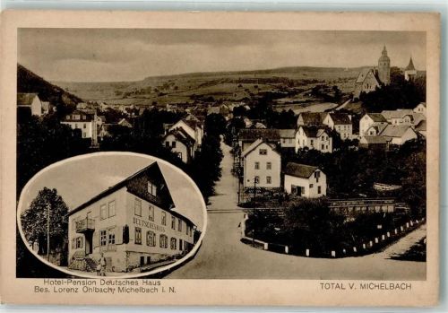 65326 W6209 Michelbach , Untertaunuskr - Hotel Pension Deutsches Haus