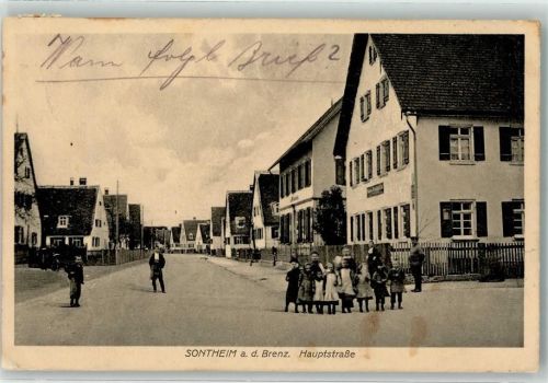 Sontheim 1914 Hauptstraße