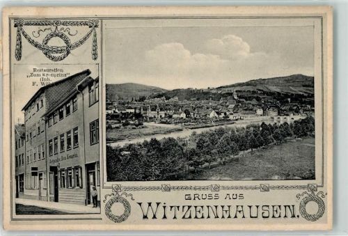 Witzenhausen 1911 Gasthaus zum Kronprinz