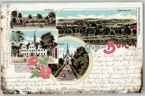 Burgk 1900 Denkmal Schloss Kapelle