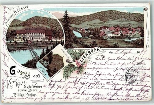 Altenbrak 1899 Hotel Schöneburg