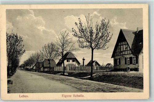Lebus 1915 Eigene Scholle Reserve-Lazarett-Stempel