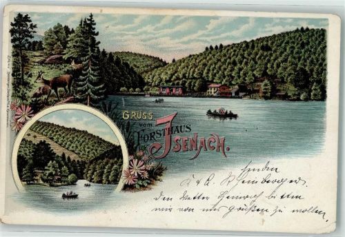 Isenach 1898 Forsthaus Reh