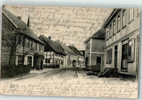 Rhüden 1903 Dorfstraße