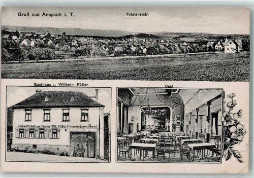 Anspach Gasthaus Föller Speisesaal
