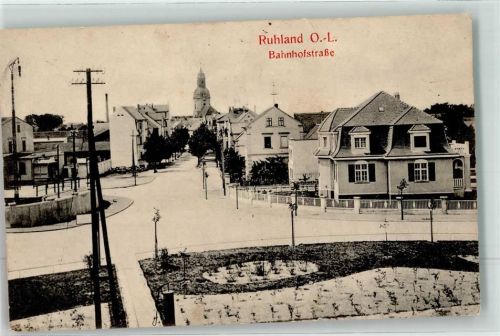 Ruhland 1915 Bahnhofstraße